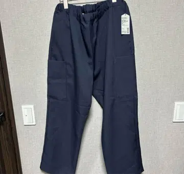 MUJI Labo 얼룩이 쉽게 지워지는 네이비 카고 팬츠 M 사이즈