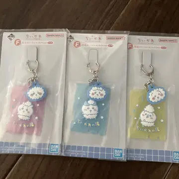 치이카와 (먼작귀) 1번 복권 러버 참 컬렉션 3종