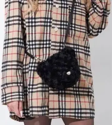 TRAVAS TOKYO 블랙 곰 미니백