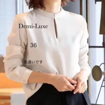 Demi-luxe 새틴 스티치 스키퍼 셔츠