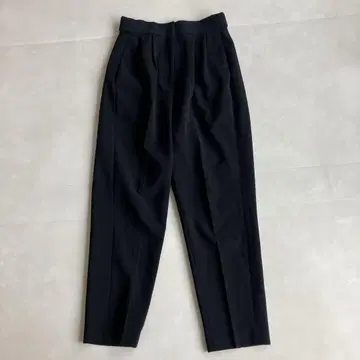 Spick&Span 하이웨스트 슬랙스 팬츠 블랙 36
