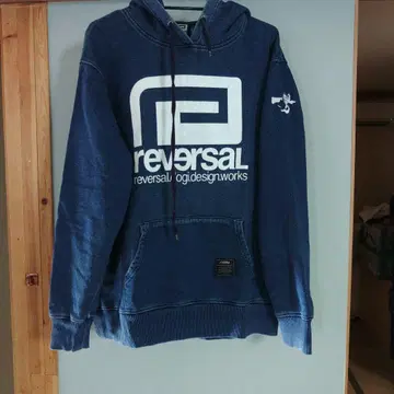 reversal 일격 레어 네이비 후드티 L
