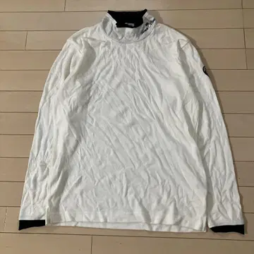 9.29 SINA COVA 시나코바 하이넥 롱 티셔츠 화이트 L