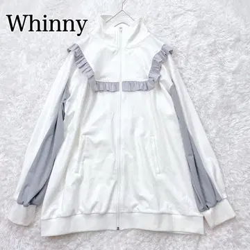 새상품급 Whinny 호와이니 러블리 니트 저리 프릴 블루종