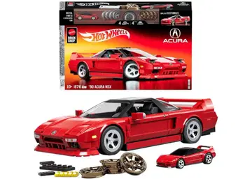 핫 휠 '90 아큐라 NSX 빨간색