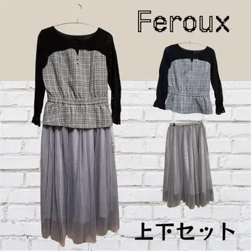 Feroux 상하의 세트 스커트 셋업