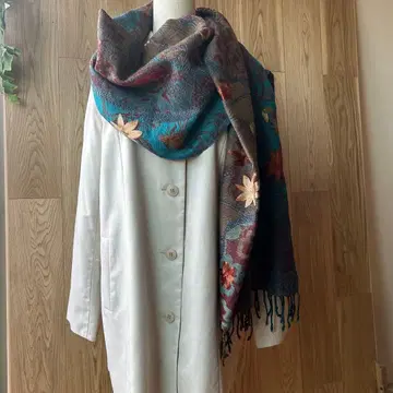 새상품급 McGREGOR 맥레거 스텐카라 코트 아이보리 XL