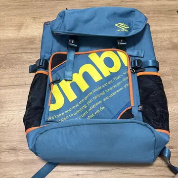 umbro 로고 파랑 백팩