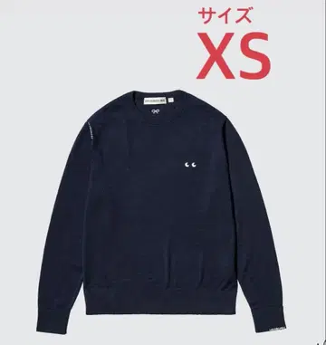 새상품 유니클로 안야 힌드마치 메리노 크루넥 스웨터 XS 사이즈