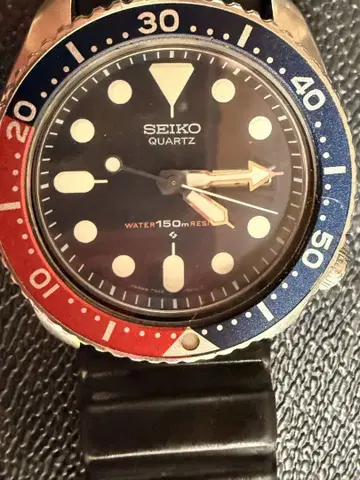 SEIKO 쿼츠 손목시계 150m 방수