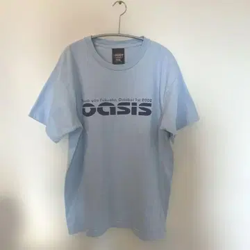 레어 oasis 오아시스 레어 티셔츠 환상의 2002년 후쿠오카 공연