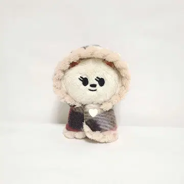 TXT 뿔바투 밤굿 범규 복슬복슬 의류 플리스 원단 브라운