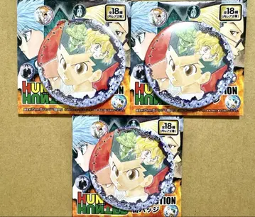 HUNTER x HUNTER 컬렉션 캔뱃지 곤 크라피카 3세트