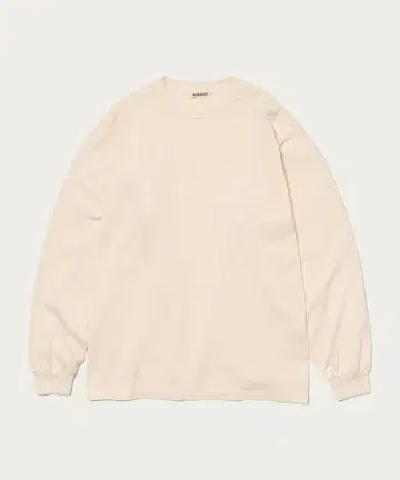 AURALEE LUSTER PLAITING TEE UA 별주 아이보리 4