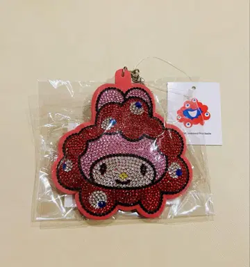 만박 미야쿠미야쿠 마이멜로디 반짝이는 가죽 키링 산리오