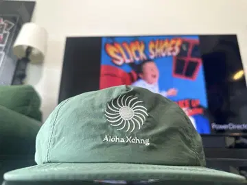 USA 하와이 Aloha Exchange 서핑 캠핑 캡 그린