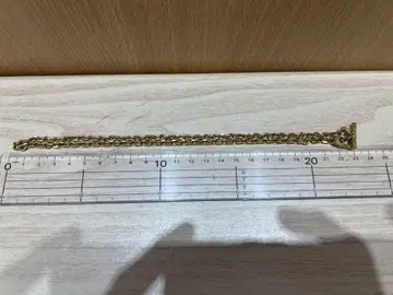 골드 컬러 금속 체인 목걸이