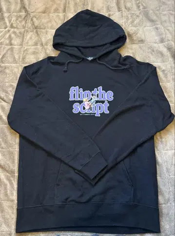Flip The Script (FTS) 블랙 후드티 L 사이즈