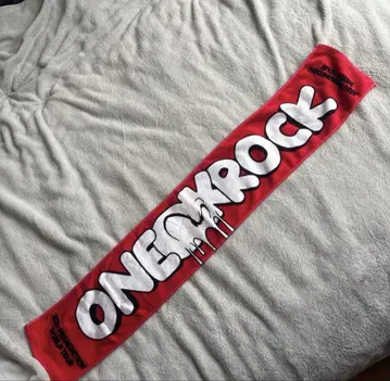 ONE OK ROCK 로고 타월 빨간색
