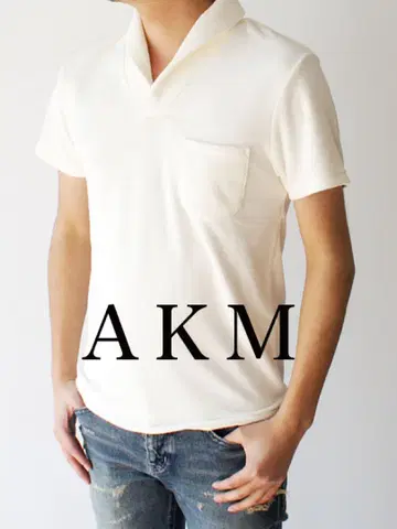 AKM 에이케이엠 PILE SHAWL S/S SKIPPER 새상품급