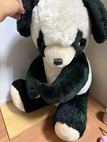 GYP0929 거대 팬더 봉제 인형 쇼와 레트로 빈티지