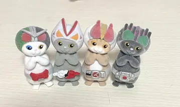 가면냥이다! 가면라이더 W, 기츠, 전왕, 디케이드 4점 세트