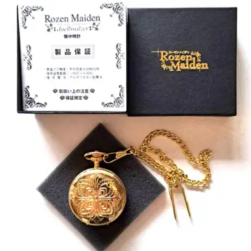 [ 미사용품 ] 진홍 회중시계 PS2 로젠 메이든 듀얼 발츠 동봉품