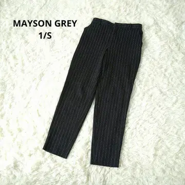 MAYSON GREY 스트라이프 슬랙스 스트레치 허리밴딩 S