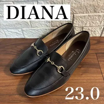 다이애나 비트 로퍼 블랙 23cm 천연 가죽