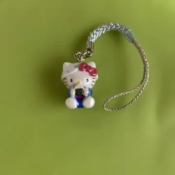 헬로키티 찻잎 따는 사이 오니기리 스트랩