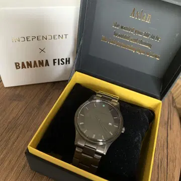BANANA FISH INDEPENDENT 콜라보 애쉬 링크스 손목시계