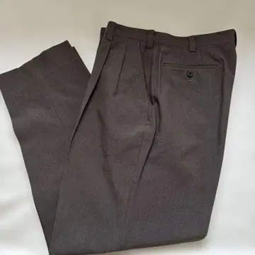 프로기아 남성용 골프 슬랙스 허리 브라운 뒷주머니 포함