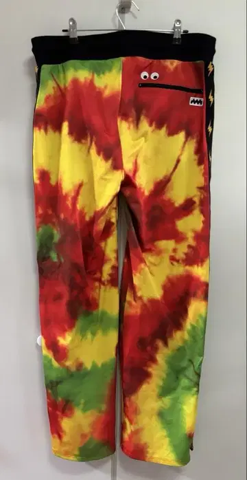GUESS x J BALVIN 콜라보 타이다이 패턴 트랙 팬츠 M