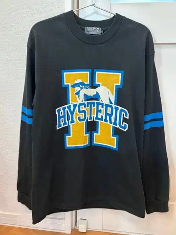 HYSTERIC 긴팔 티셔츠 S 사이즈 블랙