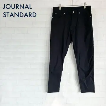 [새상품급] JOURNAL STANDARD 블랙 캐주얼 팬츠 면바지