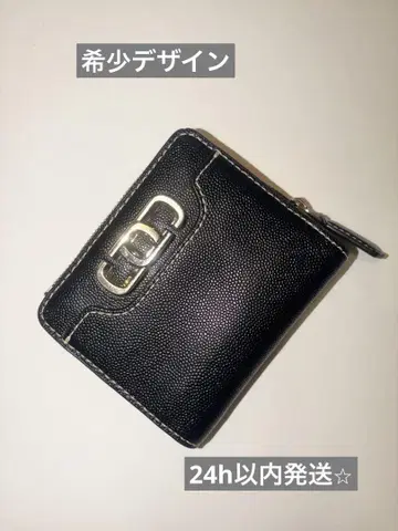 THE MARC JACOBS 가죽 접이식 지갑 블랙