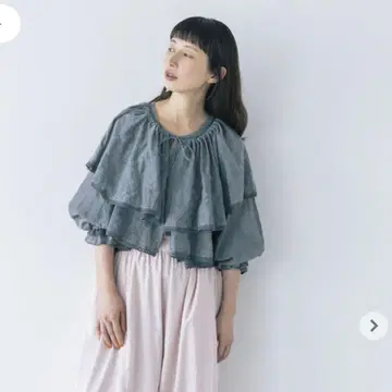 사만사 모스모스 kazumi 케이프 볼레로 차콜