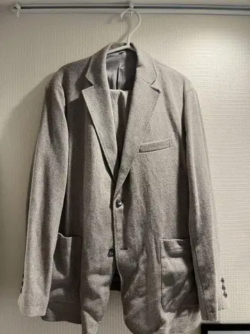 무인양품 수트 린넨 혼방 울 자켓 M 세트 MUJILabo 무지 라보