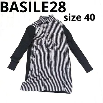 260 BASILE28 스트라이프 긴팔 셔츠 40