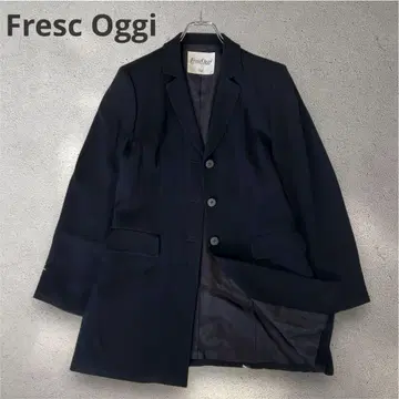 [ Fresc Oggi ] 테일러드 자켓 블랙 심플(40)