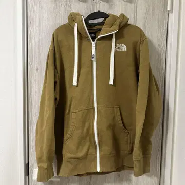 THE NORTH FACE 카키 집업 후드티 L