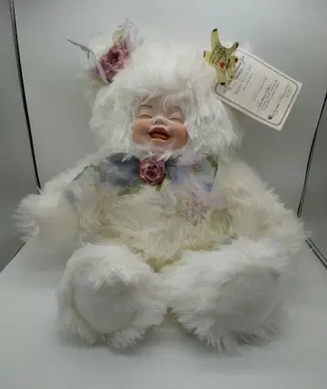 빈티지 비스크 인형 베어 봉제 인형