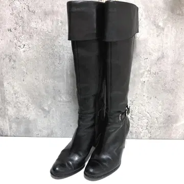 [ NATURALIZER ] 롱 부츠 블랙 23cm 금 벨트