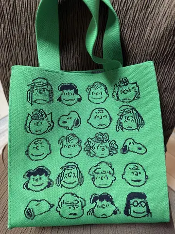 스누피 피넛 토트백