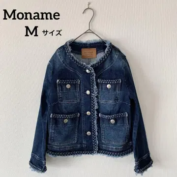 Moname 데님 자켓 프린지 M 사이즈 블루