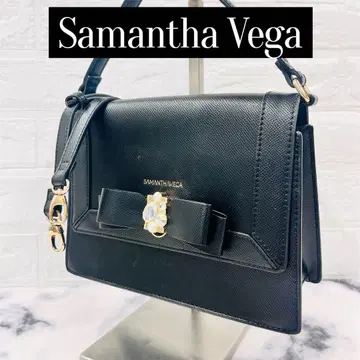 [새상품급] 사만사베가 원 핸드 숄더백 2WAY 리본 스톤