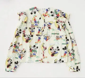 디즈니 moussy 블라우스 SHEL'TTER 레트로 미키