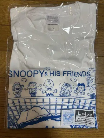 스누피 오사카 간사이 만박 콜라보 셔츠 L