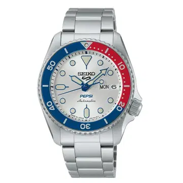 새상품 SEIKO 세이코 5 스포츠 펩시 콜라보 SBSA319 한정판