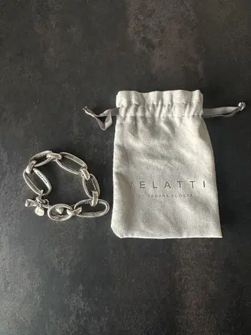 VELATTI 실버 체인 팔찌 약 19-20cm